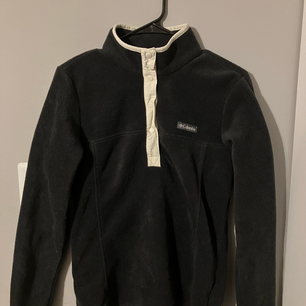 Columbia Charcoal Fleece Jacket Sz S